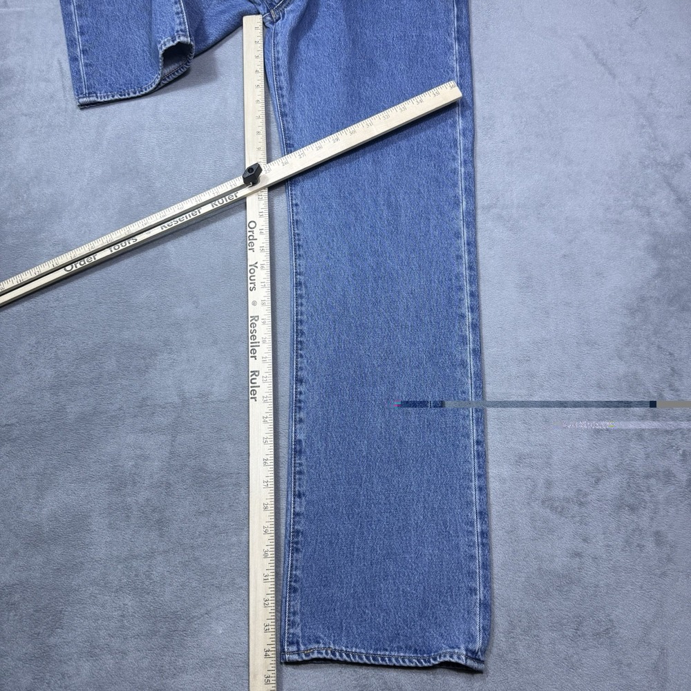 Levis Premium 501 Jeans Mens 36x34 Original Straight Cowboy Rodeo Ranch NEW - Picture 9 of 11